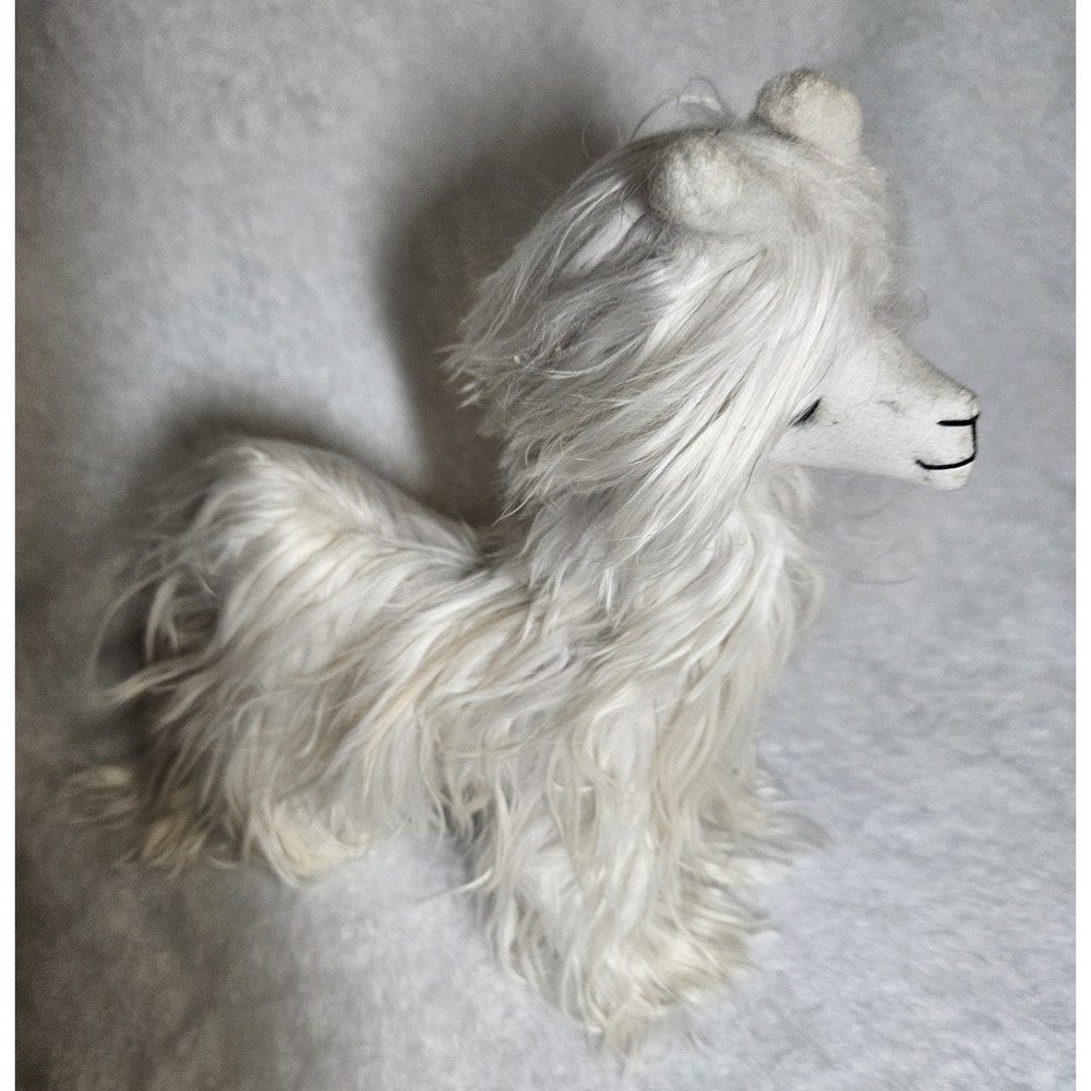 Fina Estampa Alpaca Fur Genuine Plush Figurine Animal Figure Authentic Rare Peru